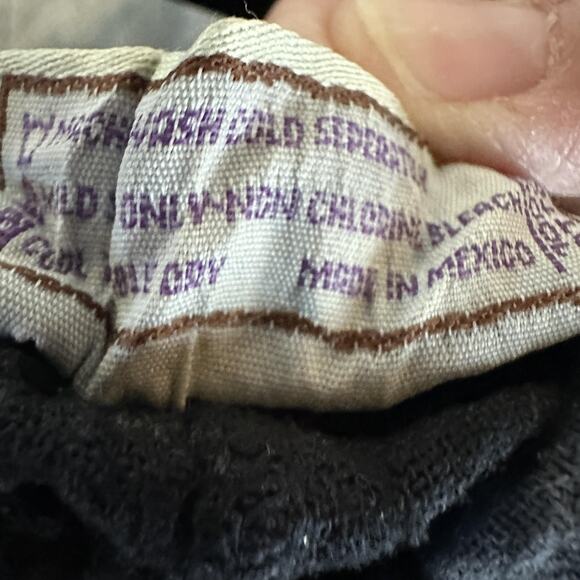 Cottonways Pants Womens SMALL Black White Tie Dye Wide Leg Button Hem Cropped - Picture 7 of 8